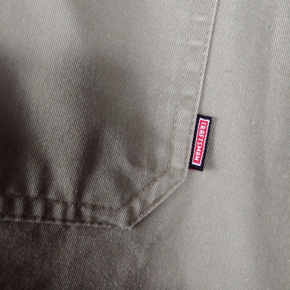 Craftsman Tan Short Sleeve Button Work Shirt 2X - Picture 7 of 8